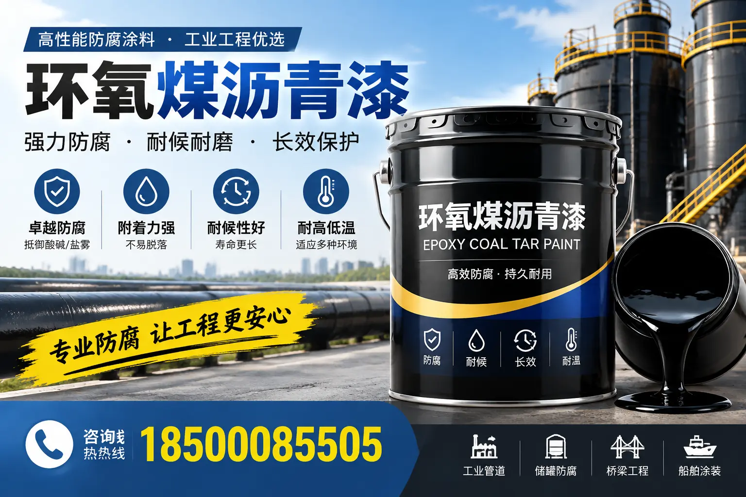 环氧煤沥青漆的施工方法与注意事项，确保在丹东顺利完成